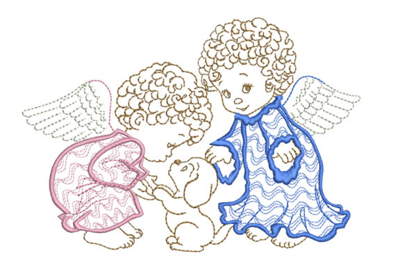Angel Embroidery Design Review for Etsy Sellers
