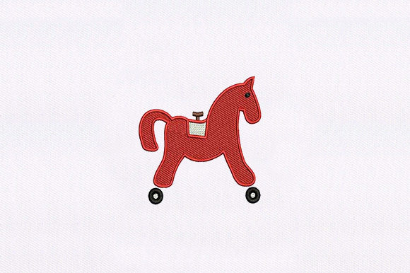 Horse with Wheels: A Charming Design for Personalized Gifts