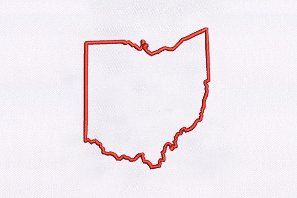 Ohio Map Outline Design: A Seasonal Embroidery Review