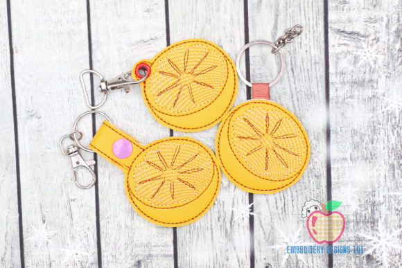 Review: Half Cultted Citron In The Hoop Keyfob