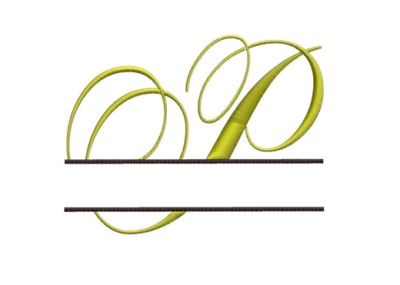 Review: Split Monogram Font Letter P for Craft Fairs
