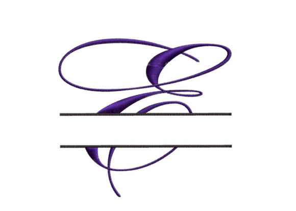 Reviewing Split Monogram Font Letter E for Etsy Shops