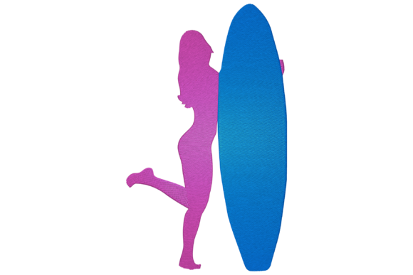 Surf Girl Embroidery Design Review for Etsy Sellers